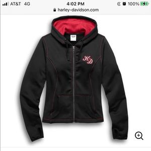 Ladies Harley Davidson 3 in 1 Leather Jacket XL